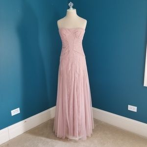 BCBGMaxAzria "Moriza" Powder Pink Prom Dress SZ 4